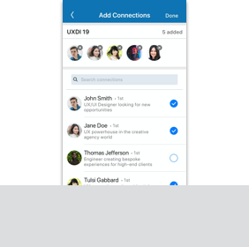 Link to Batch Tag Contacts Digital Prototype User Flow